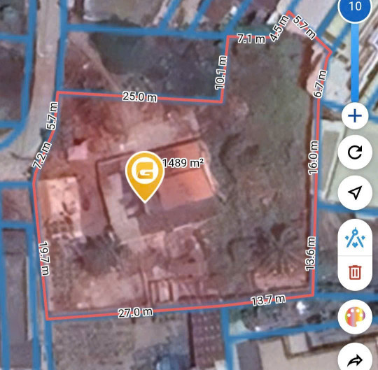 Bán đất 1479.3m² ngang 15m giá 10 tỷ Xã Đức Hòa