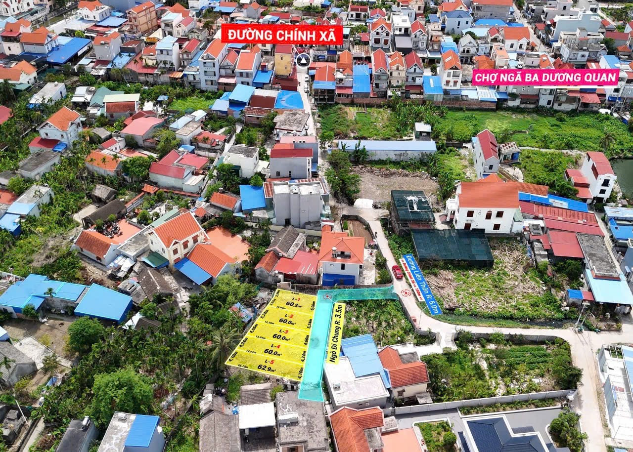 Bán đất 63.2m² 1.69 tỷ tại Dương Quan Thuỷ Nguyên. Liên hệ 0362558882
