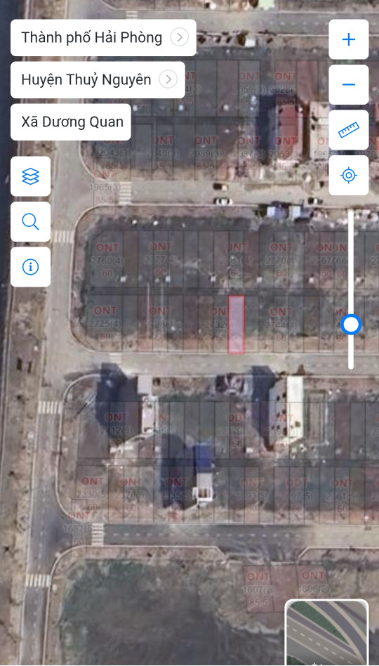 Bán lô 48b04 .60m² giá 4.1 tỷ tại Dương Quan .Thuỷ Nguyên. liên hệ 0362558882