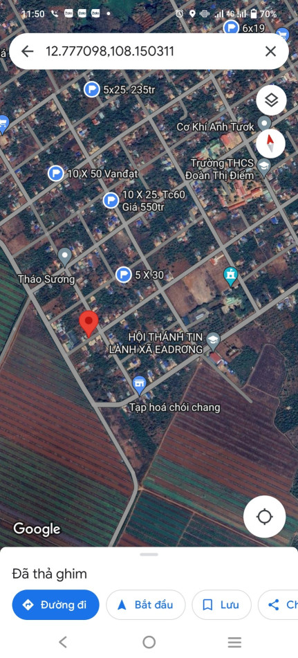 Bán đất 130m² 280 triệu tại Xã Ea D'Rơng Huyện Cư M'gar
