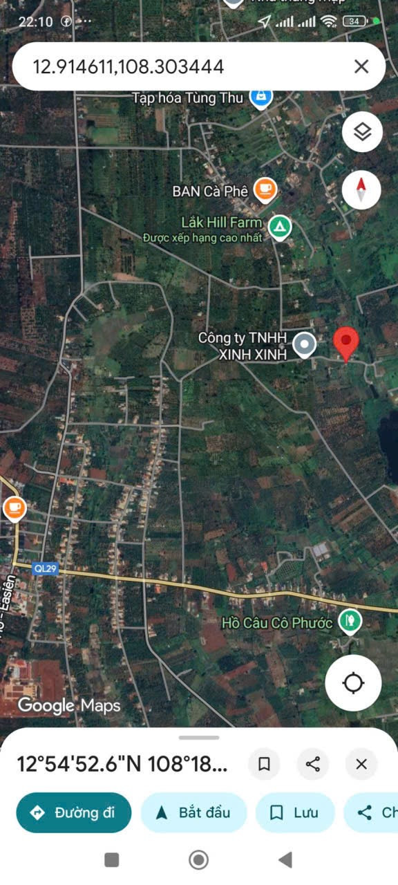 Bán đất 1900m² giá 2.6 tỷ Xã Ea Drông