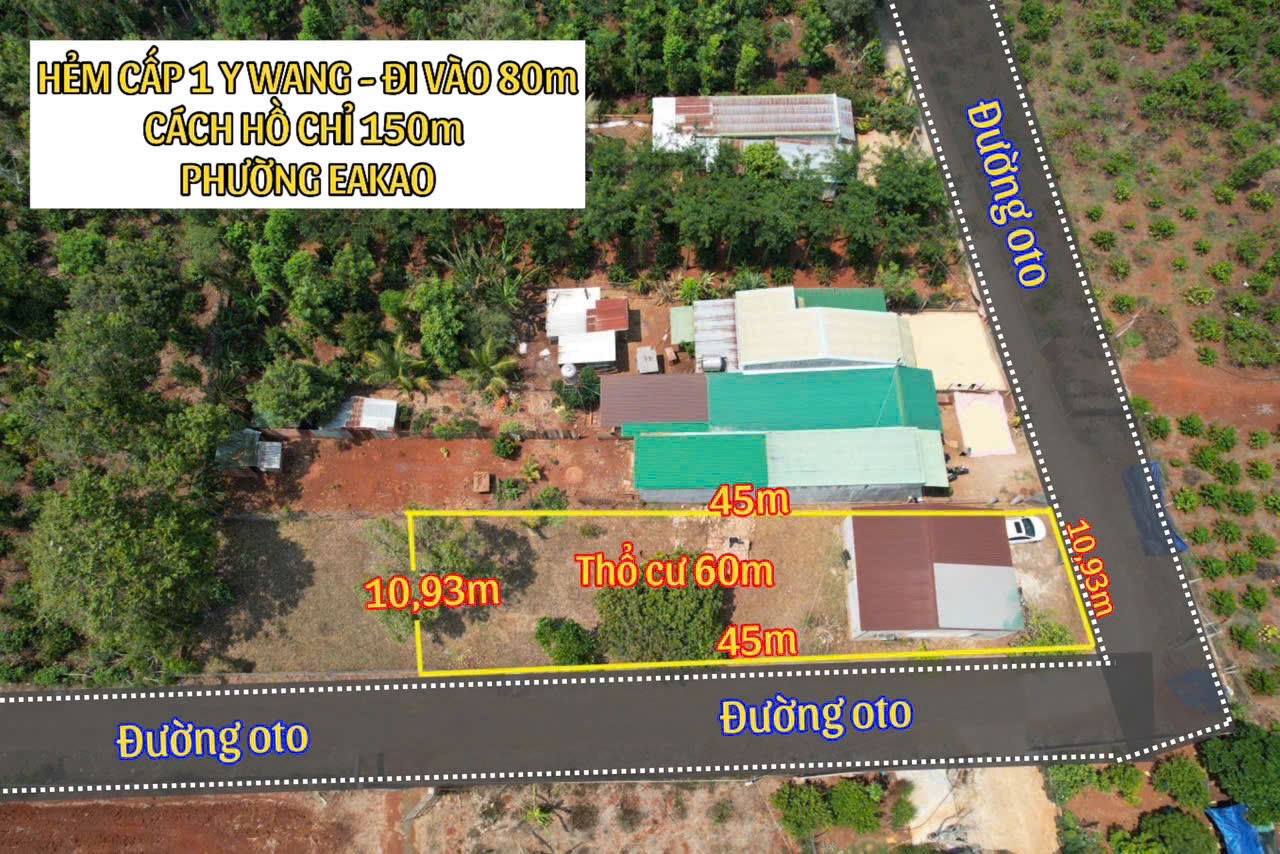 Bán đất 523.9m² 1.85 tỷ tại Xã Ea Kao Thành phố Buôn Ma Thuột