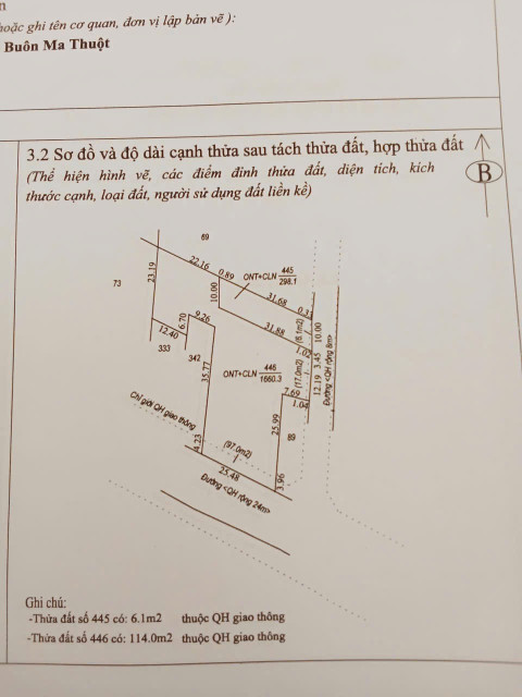 Bán đất 320m² 2.28 tỷ tại Xã Ea Kao Thành phố Buôn Ma Thuột