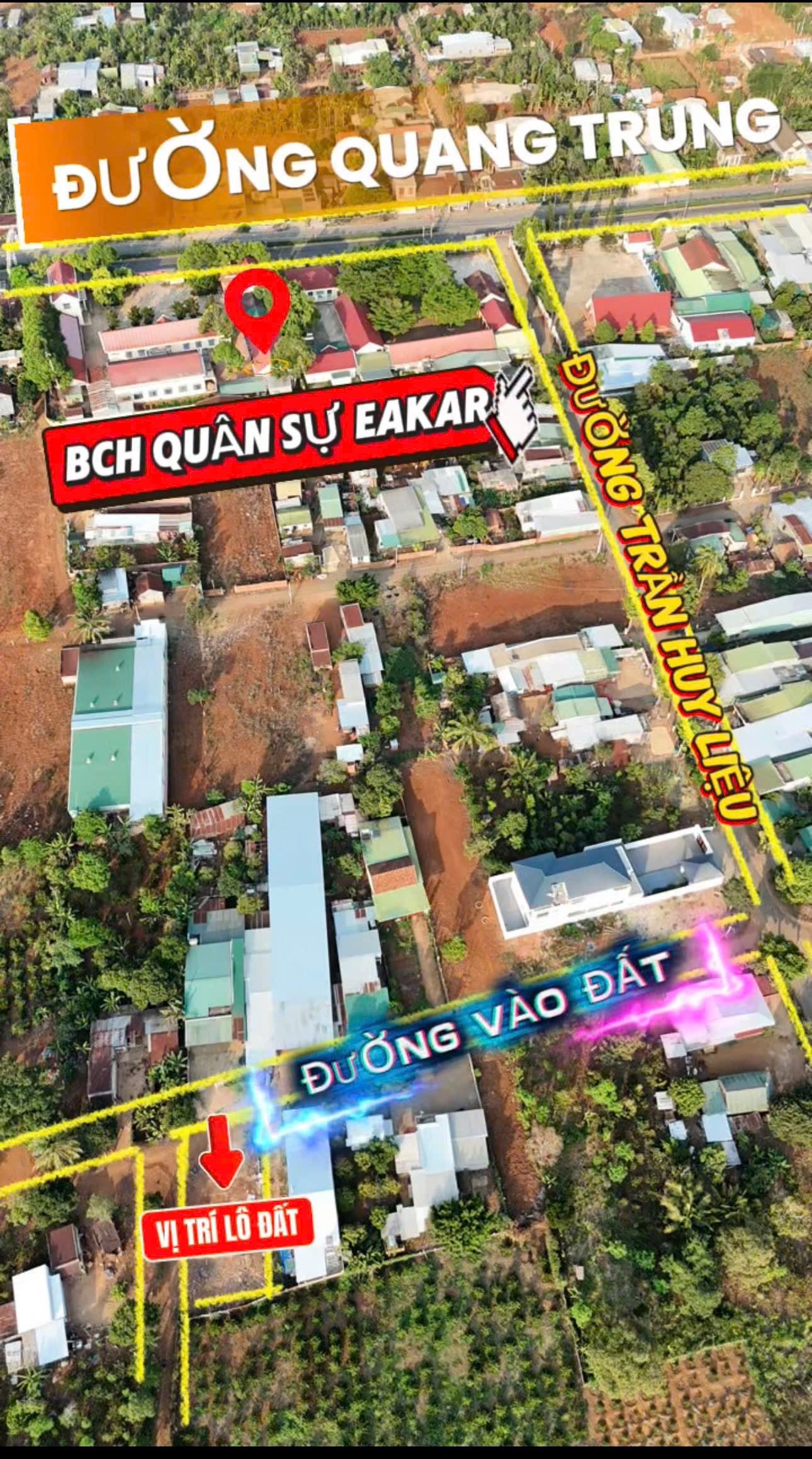 Bán đất 259m² có sẵn 100m² thổ cư ngang 11.0m giá 1.1 tỷ tại Xã Ea Kar
