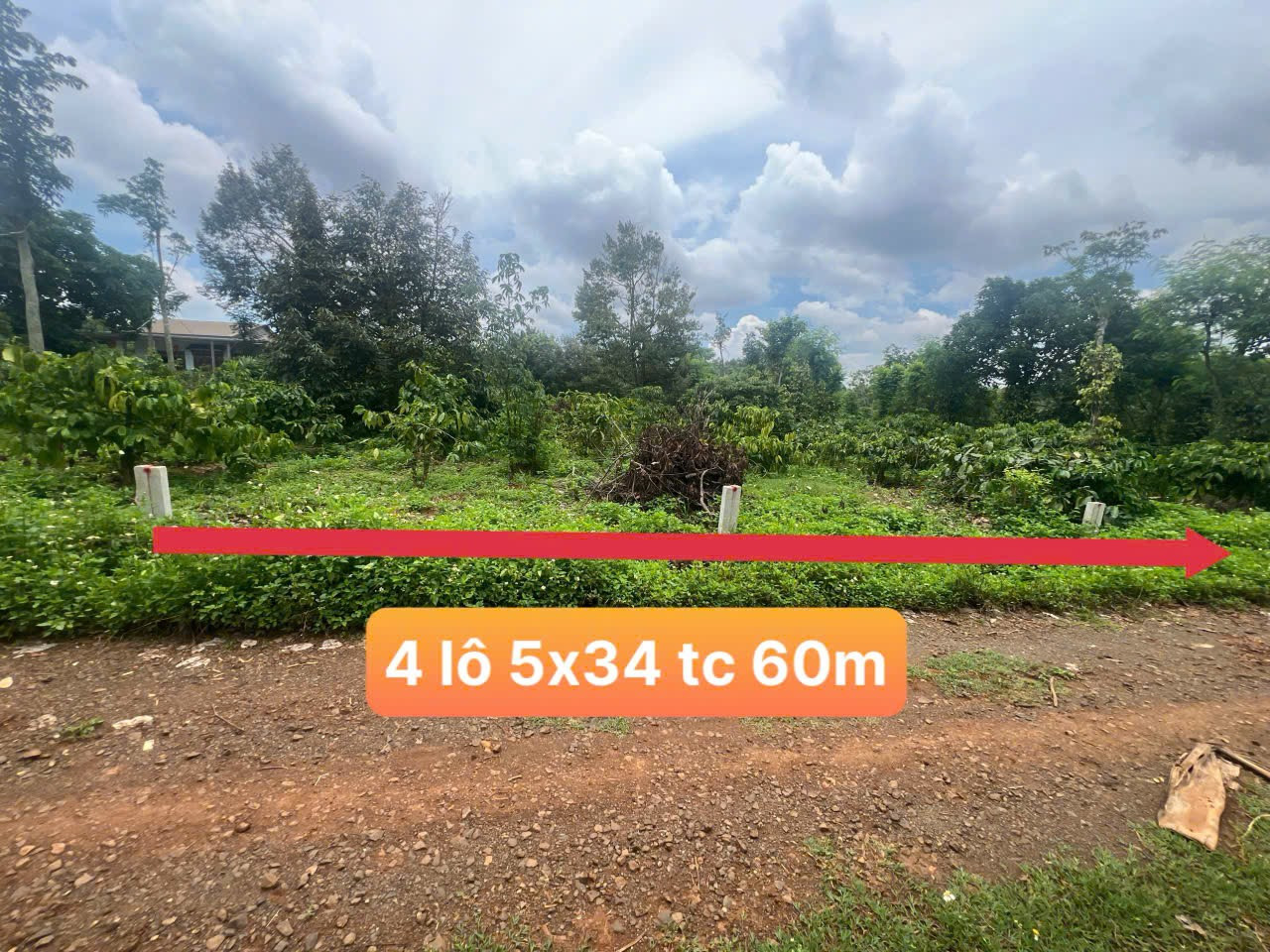 Bán đất thổ cư 150m² ngang 5m giá 259 triệu tại Xã Ea Ning Huyện Cư Kuin