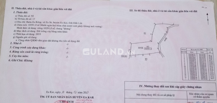 4.5 ha 2.2 tỷ thương lượng