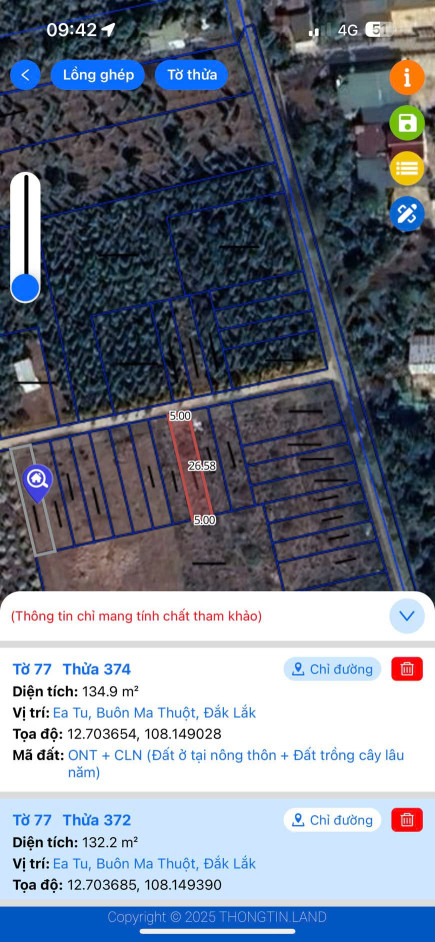 Bán đất 132.2m² 650 triệu tại Xã Ea Tu Thành phố Buôn Ma Thuột