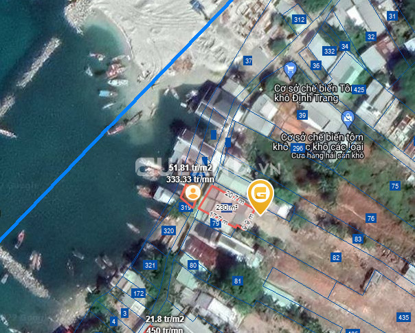 Bán  đất thổ cư 227.1m² , giá 4 tỷ tại, Xã Gành Dầu, Thành phố Phú Quốc, Kiên Giang