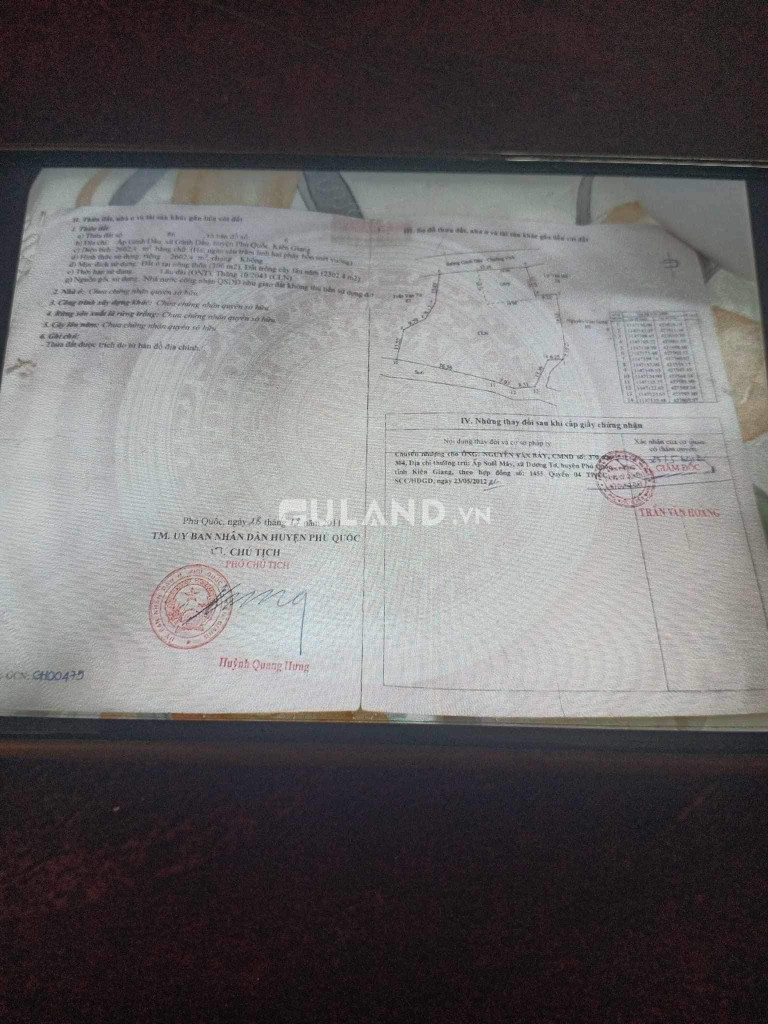 Chính chủ bán đất gành dầu
