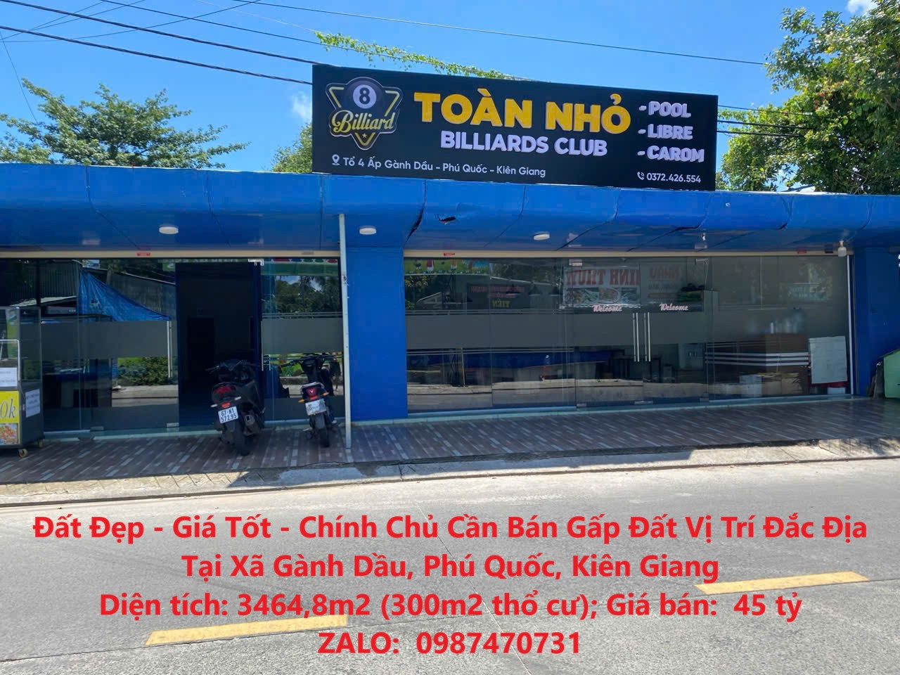 Đất Đẹp - Giá Tốt - Chính Chủ Cần Bán Gấp Đất Vị Trí Đắc Địa Tại Xã Gành Dầu, Phú Quốc, Kiên Giang