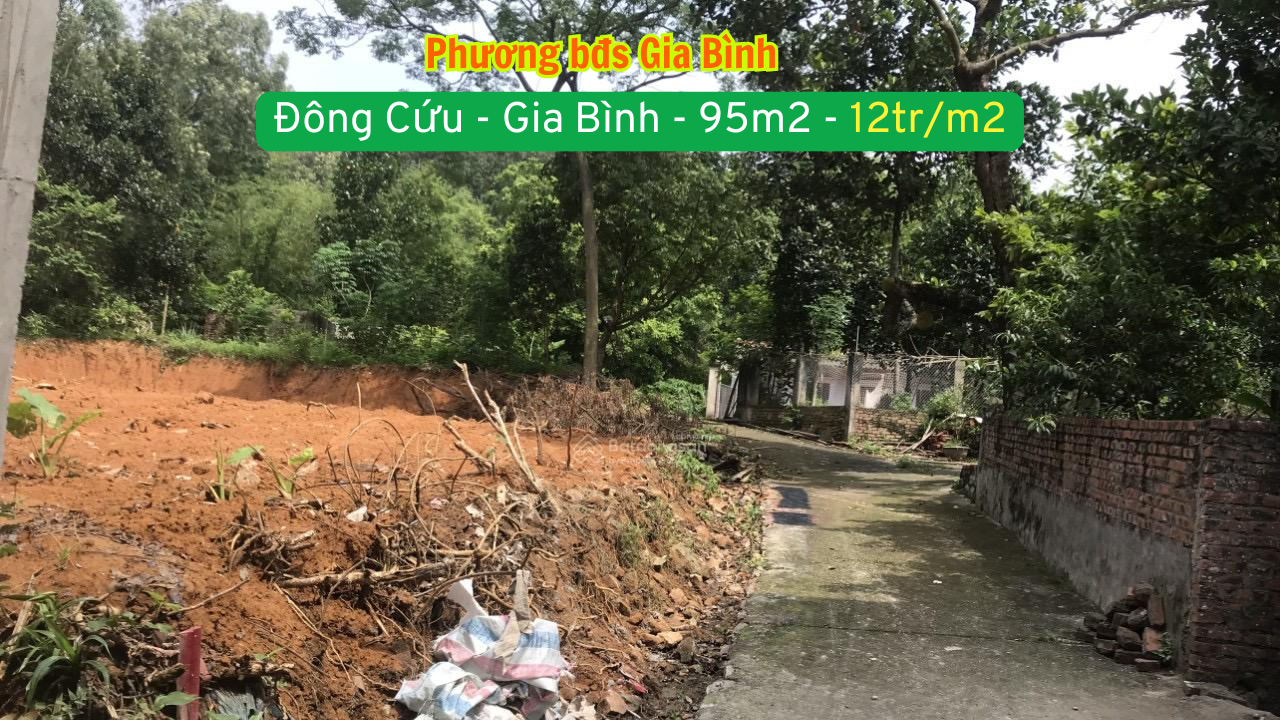 Bán đất sân bay Gia Bình - 12tr/m2 - Đông Cứu