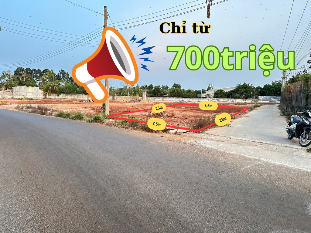 Đất Nền trung tâm đô thị dân cư giá 700tr-Chính chủ sổ hồng riêng