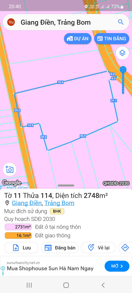 Nhà Đất Giang Điền Trảng Bom Đồng Nai