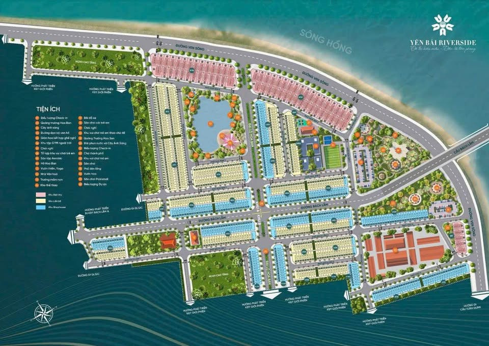 YÊN BÁI RIVERSIDE THỬA ĐẤT DT 100m2 GẦN KHU CHỢ, NHÀ Ở XÃ HỘI TIỀM NĂNG TĂNG GIÁ
