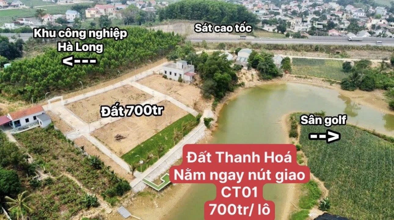 CHÍNH CHỦ NHỈNH 1 TỶ BÁN ĐẤT NỀN VEN KCN HÀ LONG THANH HÓA