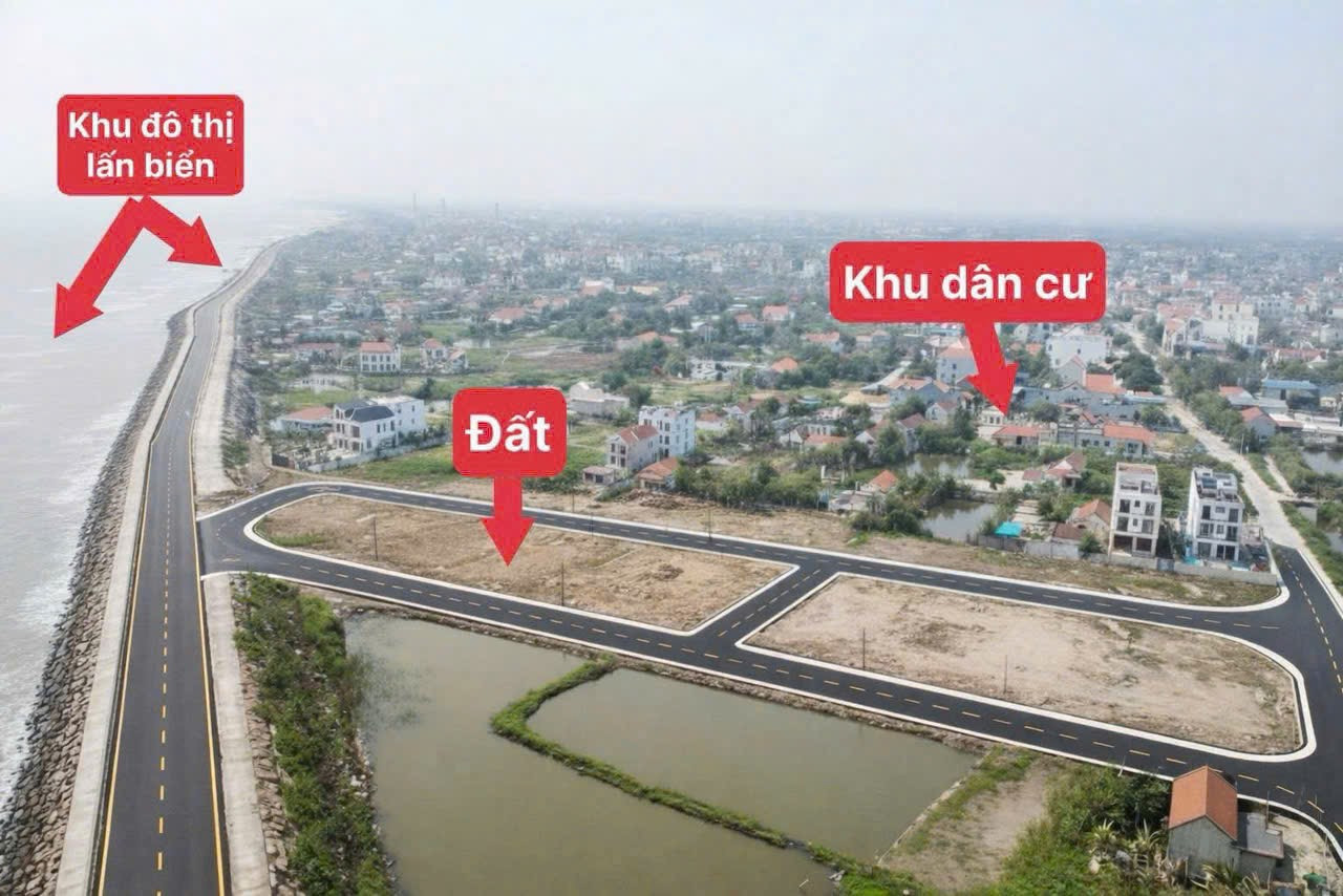 Chính chủ bán lô đất mặt biển Ninh Cơ, Nam Định gần khu công nghiệp