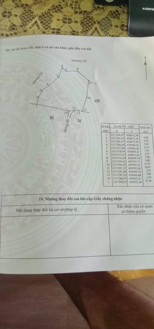 Bán đất xã hàm chính 1.704m² view suối