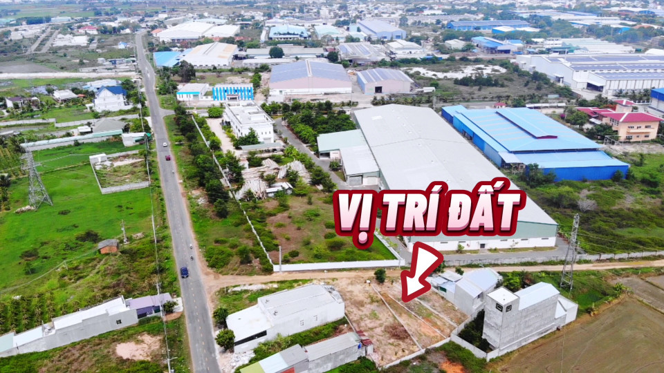 Lô đẹp giáp đường nhựa liên xã sau lưng khu công nghiệp Phan Thiết