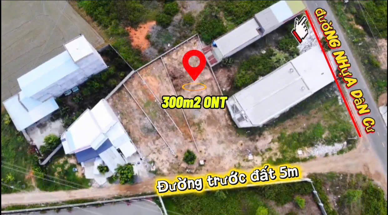 BÁN ĐẤT 300M² – VỊ TRÍ ĐẸP, GẦN TRUNG TÂM TP PHAN THIẾT