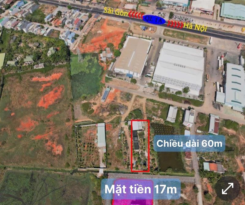 Bán lô đất đô thị DT khủng full thổ cư 1000m2 có nhà cấp 4 tại Hàm Thắng, Hàm Thuận Bắc, BT