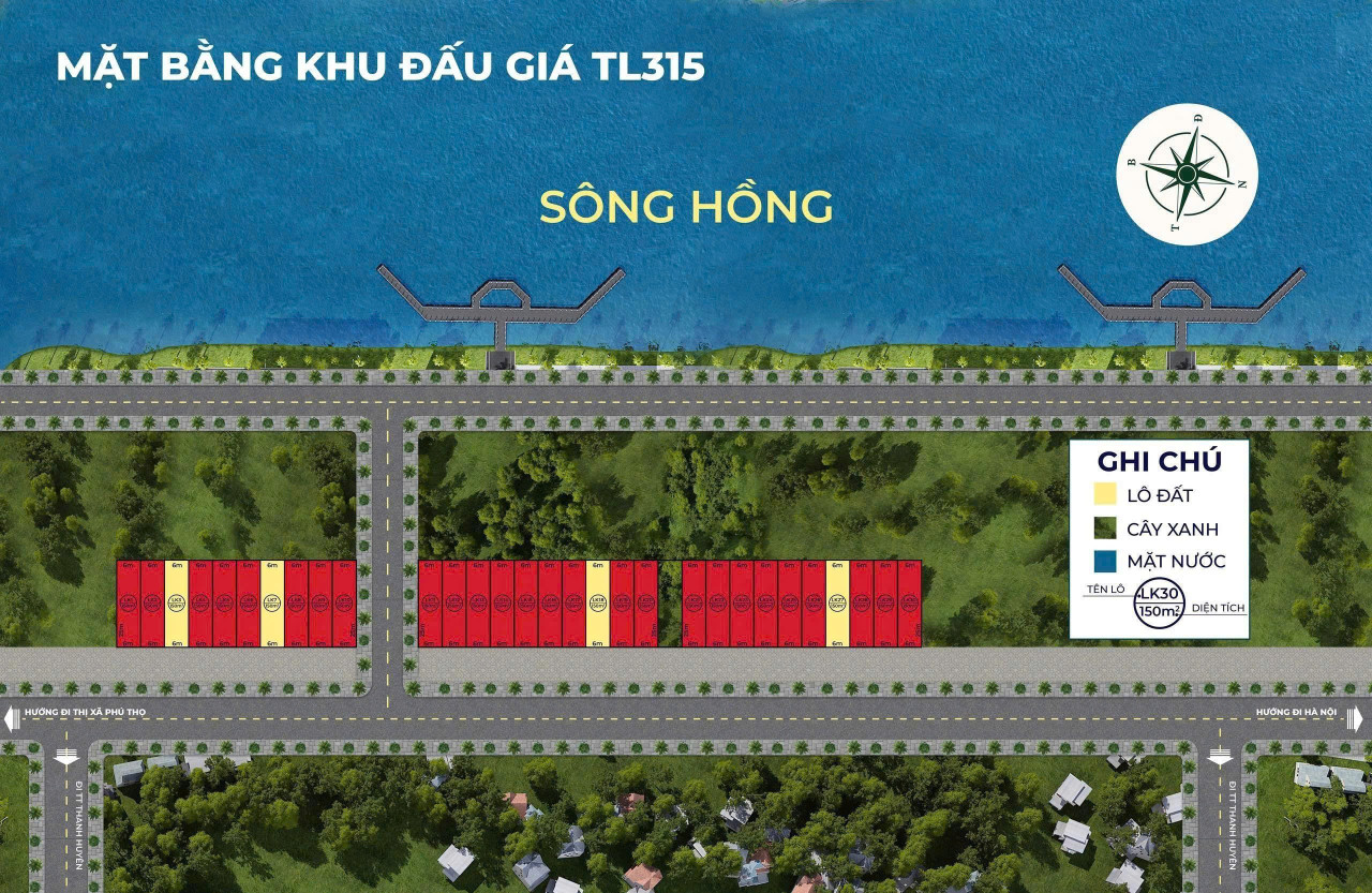 RA HÀNG KHU ĐẤT NỀN VEN ĐÔ, GIÁP NHIỀU KHU CỤM CÔNG NGHIỆP PHÚ THỌ