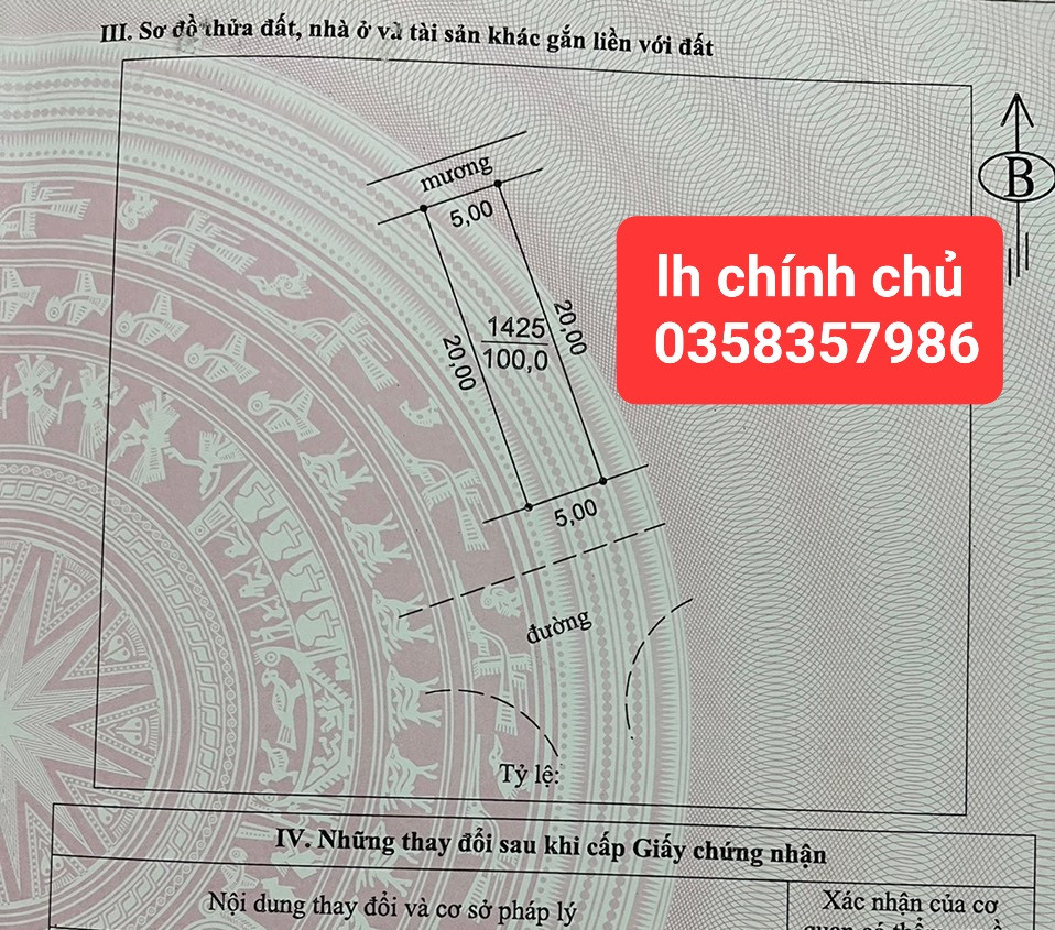 Bán đất 100m² ngang 5m giá 2.8 tỷ Xã Hiệp Hòa