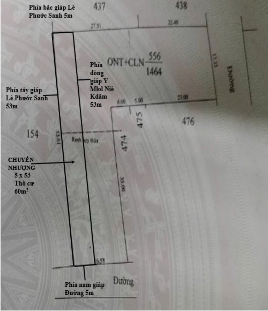 Bán đất 322.4m² 530 triệu tại Xã Hòa Đông Huyện Krông Pắc