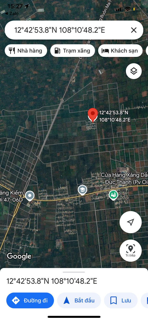 CẦN BÁN LÔ ĐẤT KM15 - XÃ HÒA ĐÔNG - KRÔNG PĂC