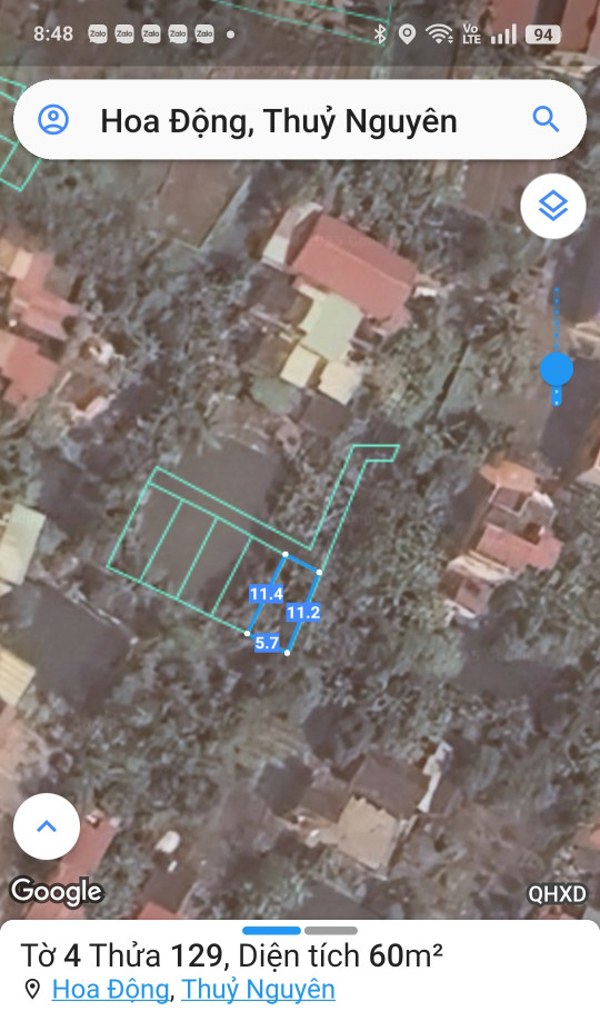 Bán đất 60.2m² giá 1.3 tỷ tại Xã Hoa Động Huyện Thuỷ Nguyên