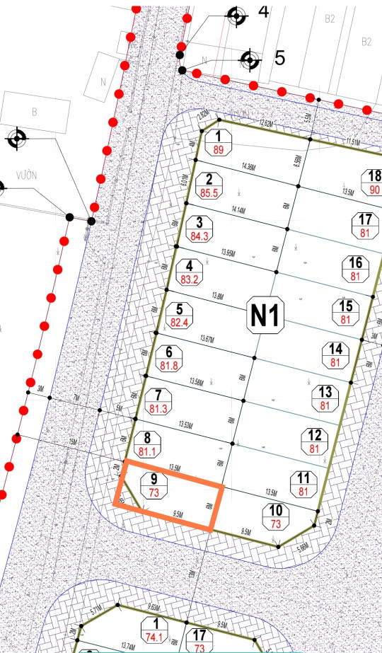 bán lô góc 73m2 mặt đường chính Đấu giá bãi Trong Hoa Động, giá chỉ 3,9x tỷ. liên hệ 0362558882