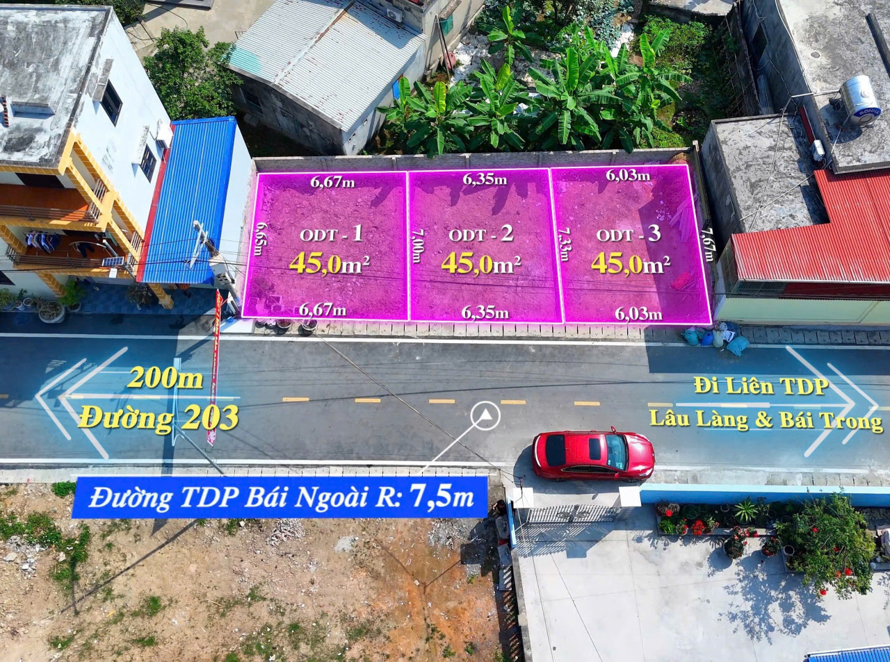 Bán đất 45m² mặt đường 7m. 2.25 tỷ tại Xã Hoa Động Huyện Thuỷ Nguyên. liên hệ 0362558882