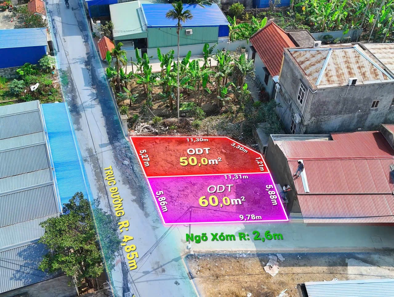 Bán đất 50m² 1.35 tỷ tại Xã Hoa Động Huyện Thuỷ Nguyên. mặt đường 7m. liên hệ 0362558882