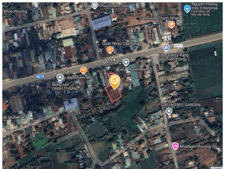 🔥 HƠN 1 SÀO THỔ CƯ 400M2 MẶT TIỀN QUỐC LỘ 14 XÃ HOÀ KHÁNH ( NỞ HẬU 23,17M) 👉🏻 NHU CẦU THẬT - GIÁ BAO KHU VỰC ‼️