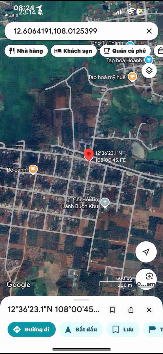 Bán đất 175m² giá 1.15 tỷ tại Xã Hòa Khánh Thành phố Buôn Ma Thuột