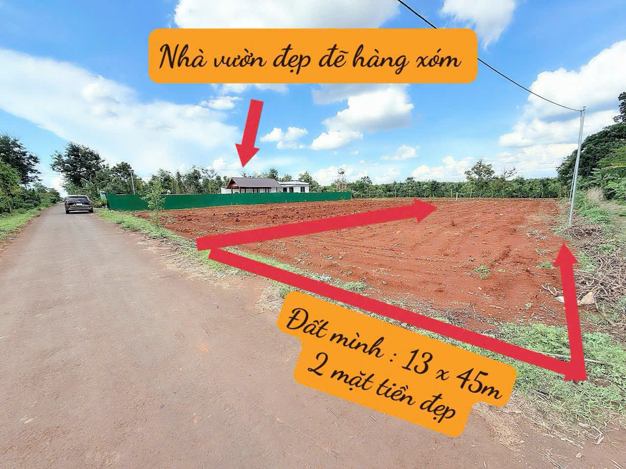 Đất 2mt đường Nhựa gần UBND Hoà Xuân 585m² ngang 13m giá 860 triệu Xã Hòa Phú