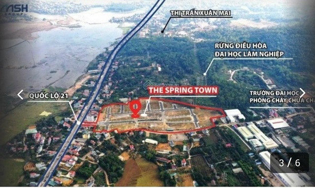 BÁN LÔ LK06-16 KHU ĐÔ THỊ THE SPRING TOWN XUÂN MAI, CẠNH ĐH LÂM NGHIỆP