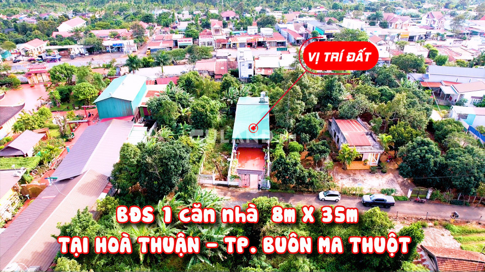 2380 có căn nhà 280m2 ngay gần chợ Đạt Lý DT : 8x35 vuông vức thổ cư 90m2