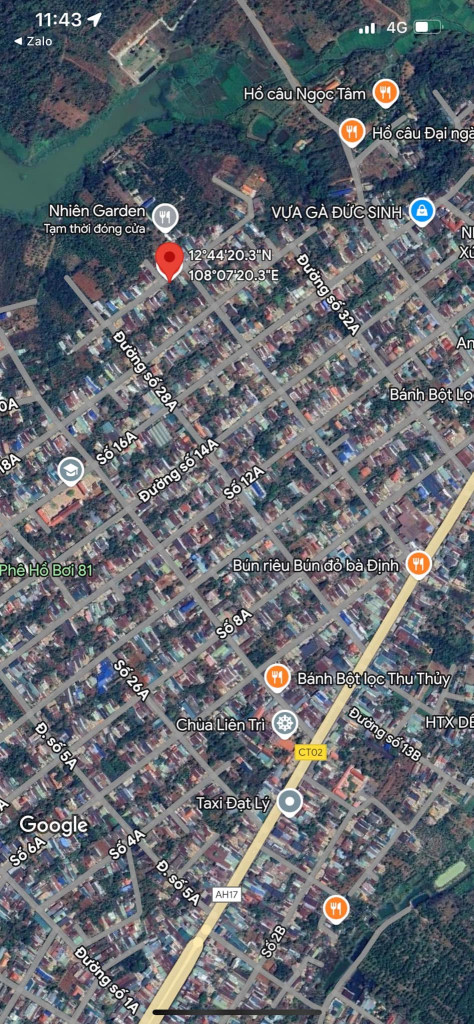 Bán đất 312.5m² 1.92 tỷ tại Xã Hòa Thuận Thành phố Buôn Ma Thuột