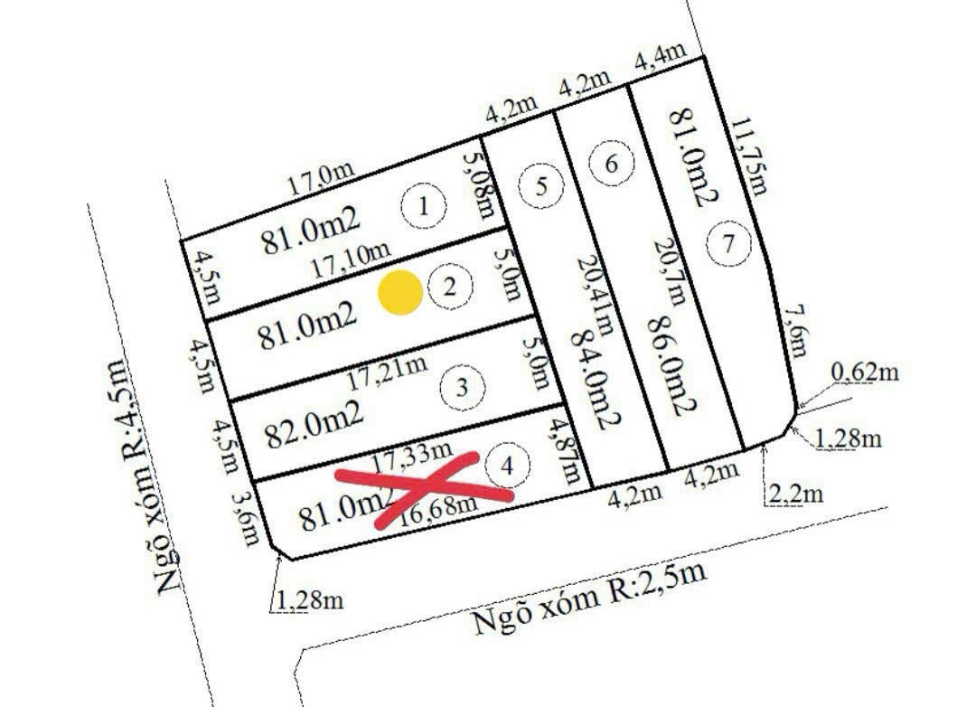 Bán đất 81m² mặt đường 5,5m. giá 1.48 tỷ tại Xã Hoàng Động Huyện Thuỷ Nguyên. liên hệ 0362558882