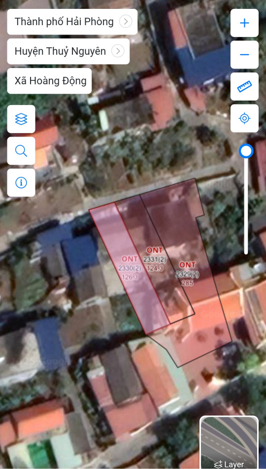 Bán đất 126m² 1.9 tỷ tại Hoàng Động Thuỷ Nguyên. liên hệ 0362558882