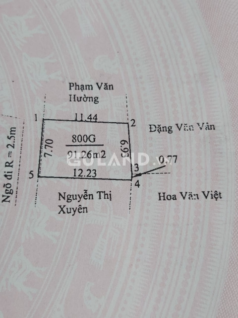 bán đất huyện Thủy Nguyên, xã Hoàng Động. 91m2 , giá 8xx triệu