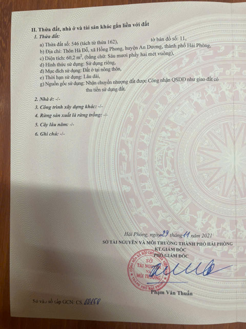 SIÊU PHẨM - CHÍNH CHỦ BÁN 2 LÔ ĐẤT KDC HÀ ĐỖ, PHƯỜNG HỒNG PHONG, AN DƯƠNG, HẢI PHÒNG - GIÁ HẠT DẺ
