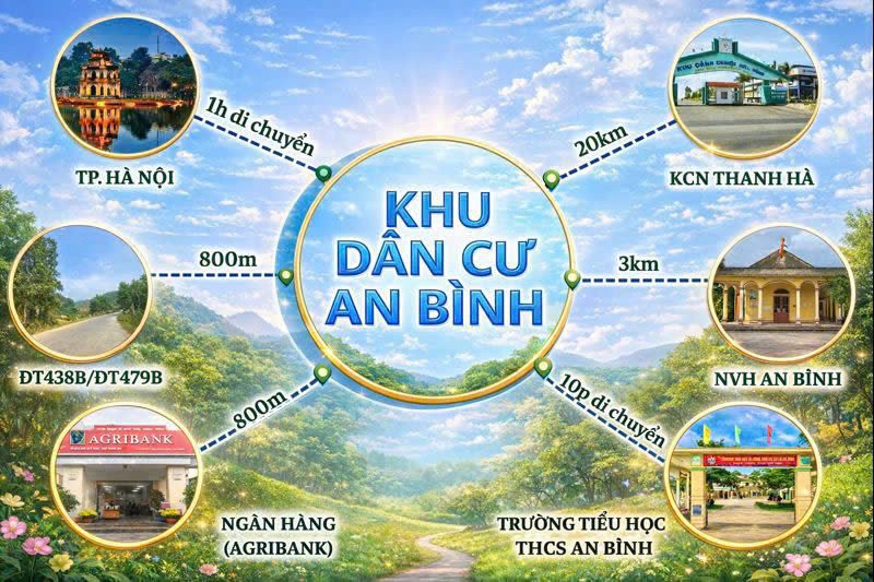 ⚡ ĐẤT AN BÌNH – LẠC THỦY, SỔ RIÊNG, GIÁ CHỈ 2XX TRIỆU