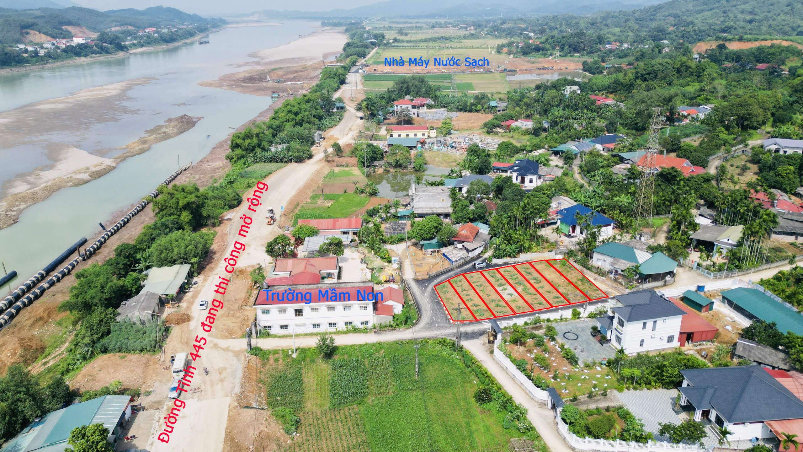 Kỳ Sơn, Hoà Bình chỉ với 650 triệu có ngay lô đất 2 mặt tiền ven sông Đà hùng vỹ
