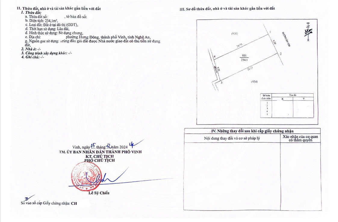 Bán đất phường Hưng Đông, TP Vinh