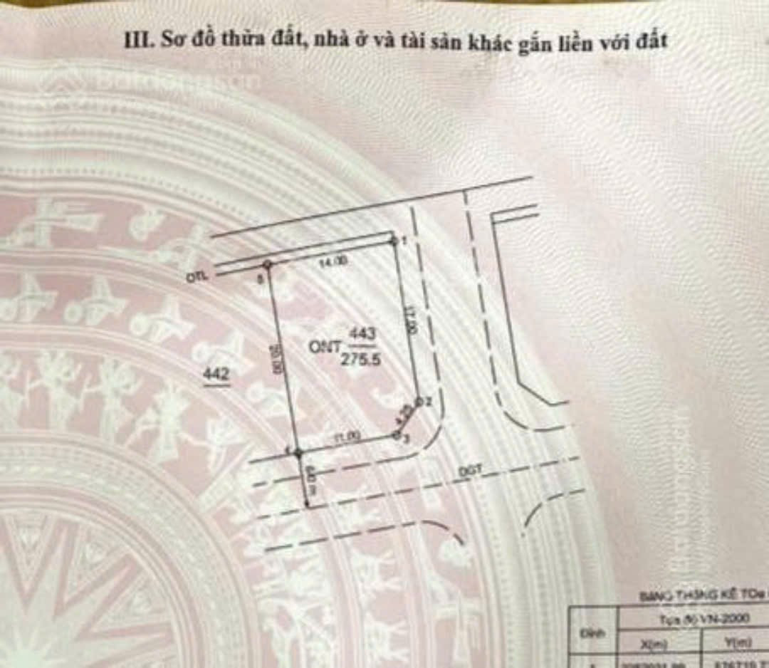 Cho thuê đất siêu rẻ tại xã Hùng Dũng, Hưng Hà, Hưng Yên diện tích 275.5m2
