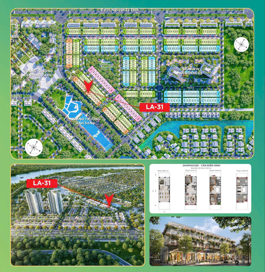 Ecopark Vinh, Bán shophouse Đại lộ Ánh Sáng - Đẹp nhất dự án. 097.777.8286