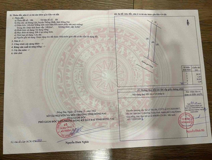 Nhà Đất Hưng Lộc Thống Nhất Đồng Nai