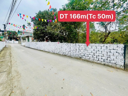 CHÍNH CHỦ BÁN LÔ ĐẤT 166M² TẠI HƯƠNG SƠN – BÌNH XUYÊN – VĨNH PHÚC
