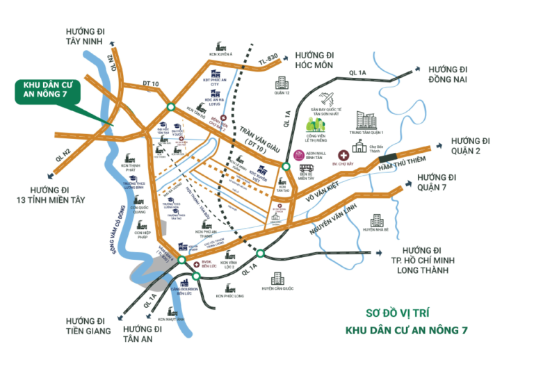Khu dân cư An Nông 7 - Đức Hoà New City